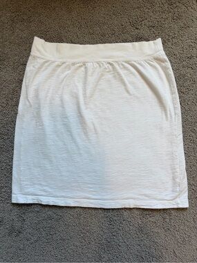 Fresh Produce White Mini Knit Skirt - XL